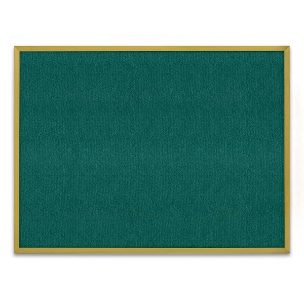 Corkboard, Fabric, 1 Door, 18"x24", Brnz/Blk